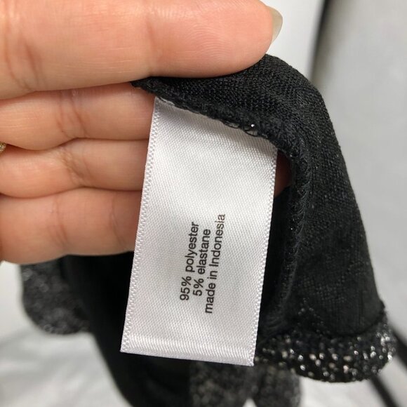 NWT Lane Bryant Grey/Silver Shimmery 3/4 Sleeve Shirred Midi Dress size 14/16 - Picture 10 of 16